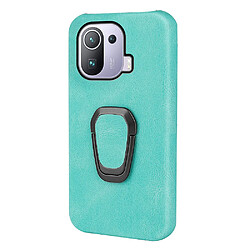 Coque en TPU + PU avec béquille Matcha vert pour votre Xiaomi Mi 11 Pro 4G/5G