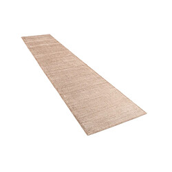 Vidal Tapis de couloir en laine 396x81 brun Darya