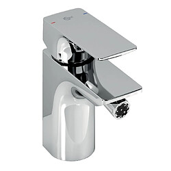 Ideal Standard - Mitigeur bidet monotrou chromé 5 L/min avec tirette et vidage - STRADA