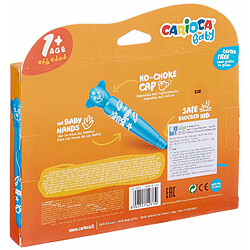 Carioca Teddy Marker 1+ - stylos-feutres (Extra Bold, Pointe ogive, Rond, Multi, Italie, Boîte en carton)