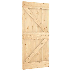 vidaXL Porte NARVIK 95x210 cm bois massif de pin