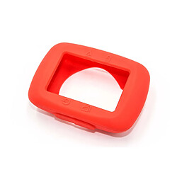 vhbw Housse compatible avec Garmin Edge 200, 500 Ordinateur de vélo - rouge, silicone