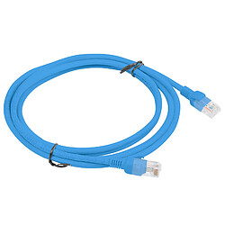 Lanberg Câble réseau Ethernet UTP Cat.6 bleu 2 m PCU6-10CC-0200-B