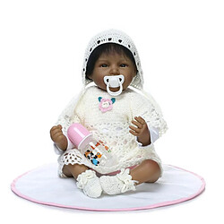 Universal Poupée bébé régénérée quai silicone souple 22/55 cm réaliste poupée jeune fille mariée.