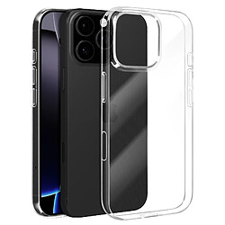 Mayaxess Coque pour iPhone 16 Pro Max Silicone Souple Transparent