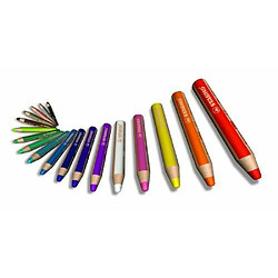 Stabilo Woody Étui carton de 18 crayons de couleurs + 1 taille crayon