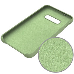 Wewoo étuis Coque Housse Étui en silicone liquide antichoc solide de couleur pour Galaxy S10 (vert)