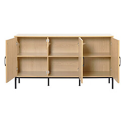 Acheter Bestmobilier Nagato - buffet bas - bois - 150 cm