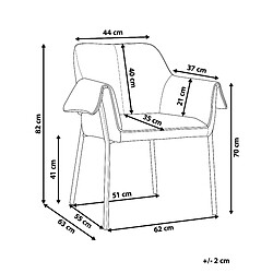 Avis Beliani Fauteuil ARLA Tissu Vert foncé