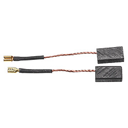 vhbw 2x Balais de charbon pour moteur 5 x 10 x 16mm compatible avec Kress 1050 FME, 1050 FME-P, 530 FM, 800 FME outil électrique, défonceuse