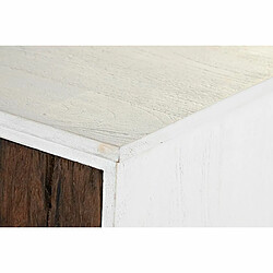 Avis Caisson à Tiroirs DKD Home Decor Métal Blanc Colonial Brun foncé Bois de manguier (72 x 50 x 75 cm)