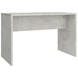 Avis Helloshop26 Coiffeuse table de maquillage tabouret design meuble mobilier de chambre avec led 60 x 40 x 140 cm bois d'ingénierie gris 02_0006407