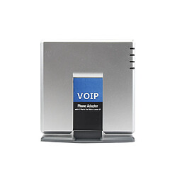 Déverrouillé PAP2T-NA SIP VOIP Phone Adaptateur 2 Port Internet Phone Adaptateur UE SWTG