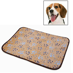 Wewoo Panier pour chien ou Chat Coussin Tapis de couverture de chenil à double face de animaux de compagnieSpécifications XL café léger