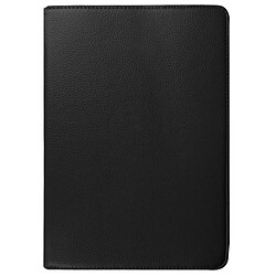 Wewoo Housse Étui noir pour Samsung Galaxy Tab S2 9.7 / T815 Litchi Texture Horizontal Flip solide couleur en cuir avec 360 degrés support de rotation