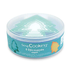 Scrapcooking Coffret 5 découpoirs sapins