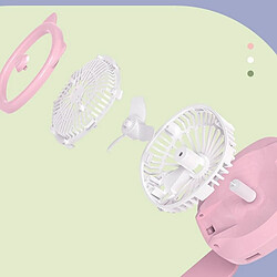 Mini Ventilateur De Montre Ventilateur De Refroidissement Par Air Ventilateur De Bureau Amovible De Chargement USB Portable Avec Lumières Colorées Pour Enfants Étudiants pas cher