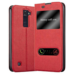 Cadorabo Coque LG K8 2016 Etui en Rouge