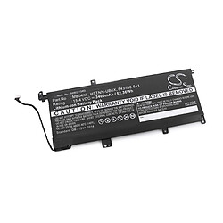 vhbw batterie compatible avec HP Envy X360 15-AQ100UR, X360 15-AQ101NA, X360 15-AQ101NB laptop (3400mAh, 15,4V, Li-Polymère, noir)