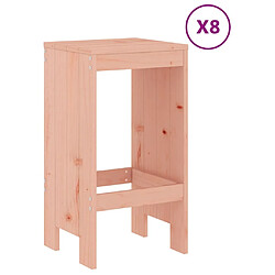 Avis Maison Chic Table de bar et chaises d'extérieur 9 pcs,Ensemble de bar de jardin pour relax bois massif douglas -GKD218259