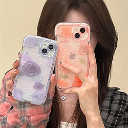 GUPBOO Étui pour iPhone11ProMax Fantaisie rose japonais et coréen téléphone mobile étui transparent fille doux