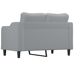 Maison Chic Canapé à 2 places,Sofa de Salon,Canapé droit Gris clair 120 cm Tissu -GKD740746 pas cher