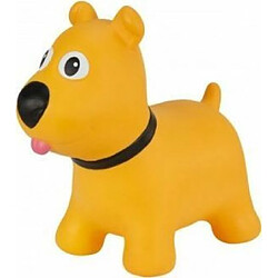 Hoppimals Tootiny Chien Sauteuse et Bondissante Animal Sauteur pour Les Enfants âgés de 12 Mois et Plus - Emballé dans Une Boîte Cadeau, Pompe Incluse ? Chevauchez Un Animal Gonflable ? Jaune