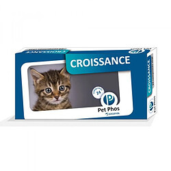 Pet-Phos Compléments alimentaires Croissance pour chats Boîte de 96 Comprimés 195 mg