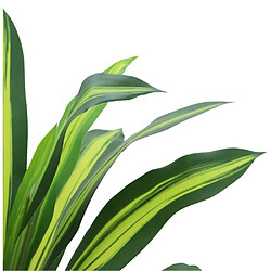 Jardindeco Dracena artificiel 22 feuilles hauteur 50 cm.