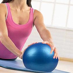 Wewoo Ballon bleu 3 PCS Mini Yoga Pilates Balle antidéflagrante PVC Équilibrée Fitness Entraînement Gymnastique avec Paille, Diamètre: 25cm pas cher