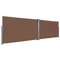 Avis Maison Chic Auvent latéral rétractable de balcon | Store extérieur | Auvent solaire 160 x 600 cm Marron -GKD13002