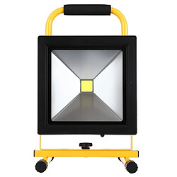 Wewoo Projecteur LED Lumière d'inondation rechargeable imperméable de l'ÉPI de 30W 2650LM 6000-6500K IP65 avec le chargeur de voiture, CA 85-265V