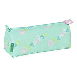 Acheter Trousse d'écolier Benetton World Menthe (21 x 8 x 7 cm)