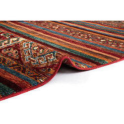 Avis Vidal Tapis de laine 247x173 rouge Torkman