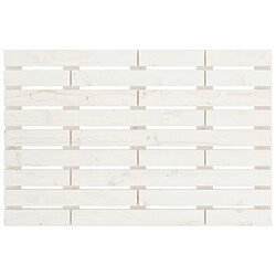 Avis vidaXL Tête de lit murale Blanc 96x3x63 cm Bois massif de pin