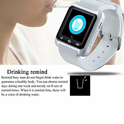 Acheter Montre Intelligente Bluetooth U8 Fashion Pour Téléphones Intelligents Samsung Htc Lg Xiaomi Android - Blanc