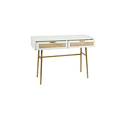 Console 2 Tiroirs Bois Elsa Blanc - Ostaria