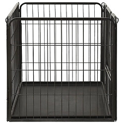 Avis vidaXL Parc pour chiots Acier 91,5x59x61 cm