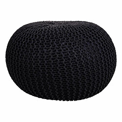 Pouf Alexandra House Living Noir polystyrène 45 x 30 x 45 cm