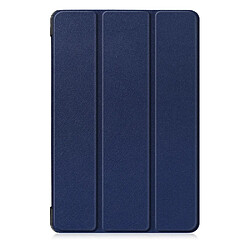 Etui en PU triple pli bleu pour votre Samsung Galaxy Tab S6 T860/T865