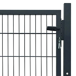 Avis vidaXL Portillon Acier Anthracite 105x150 cm