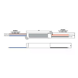 Alimentation LED DC12V 35W 3A Étanche IP67 GLP