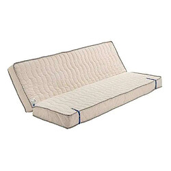 Matelas clic-clac provence literie 130 x 190 x 20 cm polyester tres ferme 35.0 kg/m3 5 zones