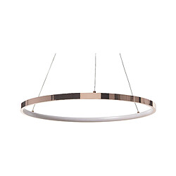 Beliani Lampe suspension JORDAN Métal Rose doré