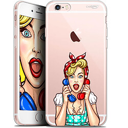 Caseink Coque arrière Apple iPhone 6/6s (4.7 ) Gel HD [ Nouvelle Collection - Souple - Antichoc - Imprimé en France] Calling Girl