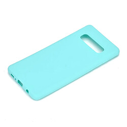 Wewoo Coque Souple TPU Candy Color pour Samsung Galaxy S10 + Vert