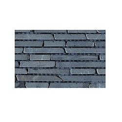 Vente-Unique Mosaïque sol et mur en marbre gris anthracite - pack de 1m² (dalles de 35x30 cm) - MOYALI