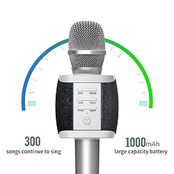 Universal Microphone karaoke sans fil Bluetooth haut-parleur 2 en 1 enregistrement de chant portable lecteur KTV pour téléphone mobile PC | microphone pas cher