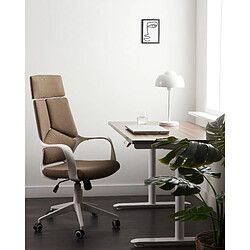 Beliani Chaise de bureau Marron DELIGHT