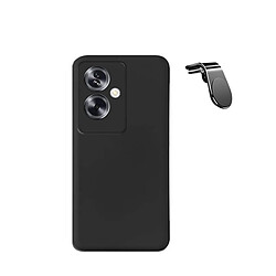 SUPPORT MAGNETIQUE K KIT KIT COFFÉRÉ VOYAGE + COUVERTURE DE SILICONE LIQUIDE Phonecare pour Oppo A79 5G - le noir